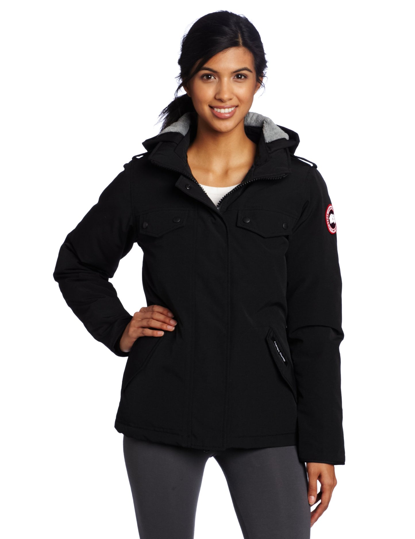 Nwot CANADA GOOSE Burnett Jacket Black 800 Fill Power White Duck Down - Large