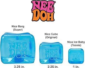 Authentic NeeDoh Nice Cube – Blue