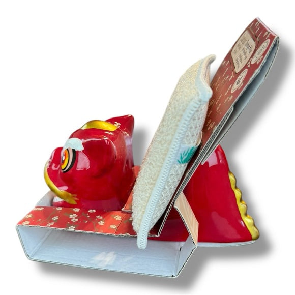 New dragon lion lunar new year sponge holder
