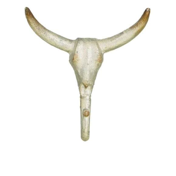 New boho white bull hooks