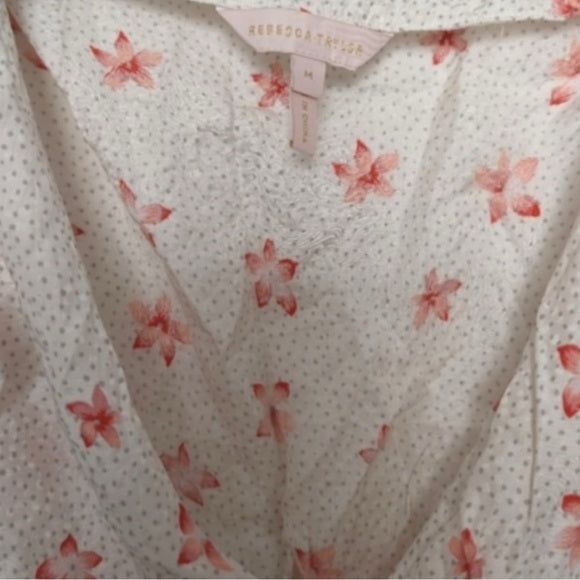 Rebecca Taylor Maui Floral Silk Blend Dress