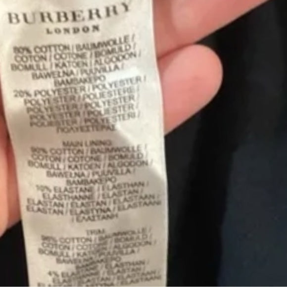 Authentic Burberry hooded short sleeve soft towel French terry dress