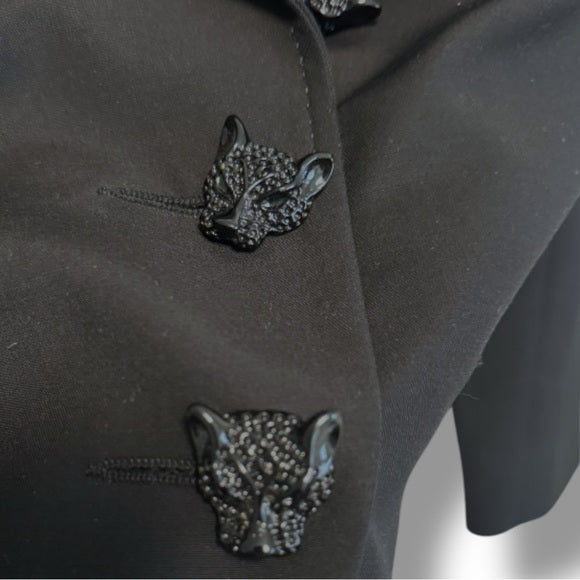 New vintage Balmain panther button blazer