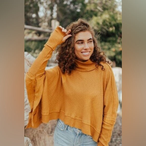 NWT Free People Juicy Long Sleeve Top in Canyon Moon