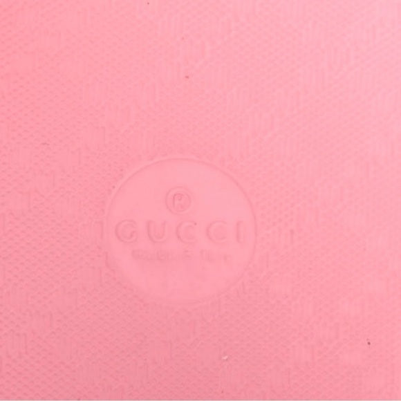 New authentic Gucci rubber slides in pink