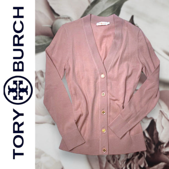 New Tory Burch Merino Wool Cardigan