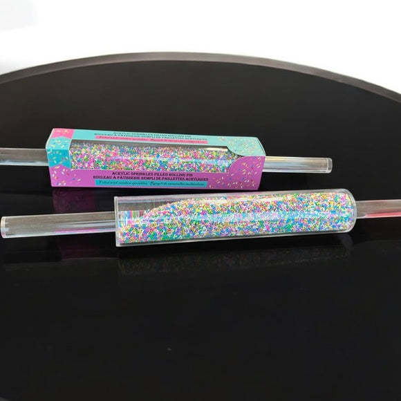 New hard to find the cake house sprinkle acrylic rolling pin