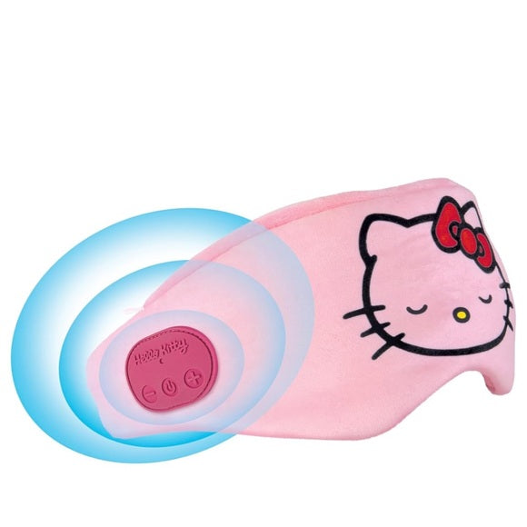 New Hello Kitty Bluetooth Wireless Eye Mask - Cozy Plush Sleep Mask