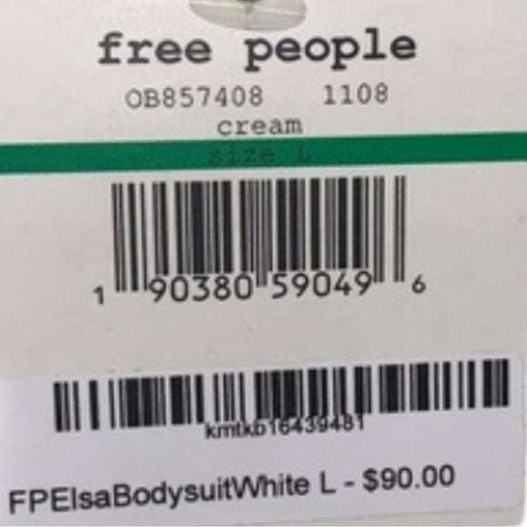 New free people Elsa bodysuit