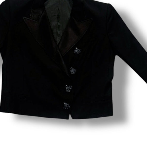 New vintage Balmain panther button blazer