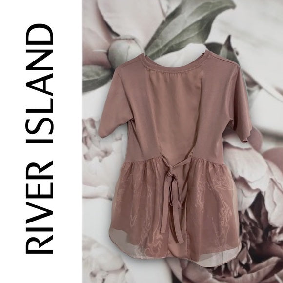 New River Island Boho Chic Tulle Top