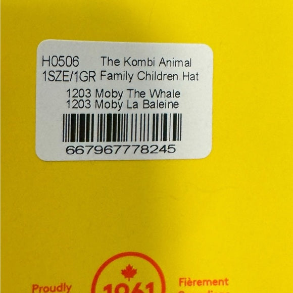 New kombi whale children hat