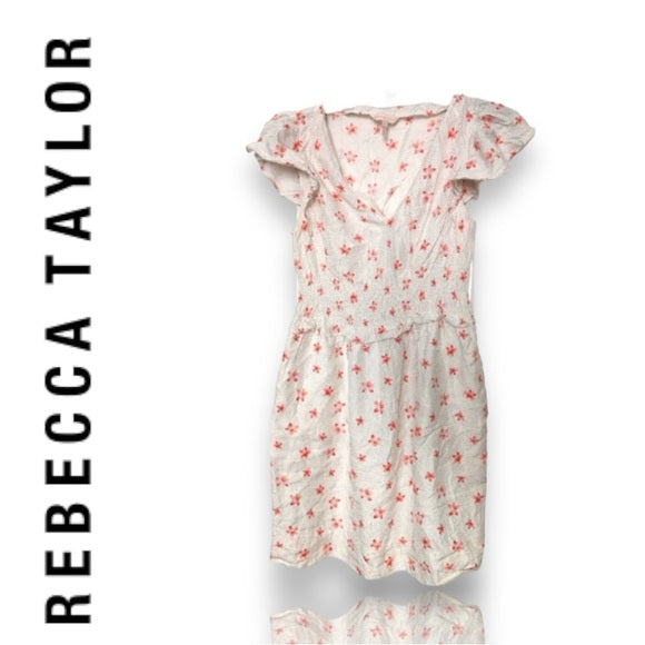 Rebecca Taylor Maui Floral Silk Blend Dress