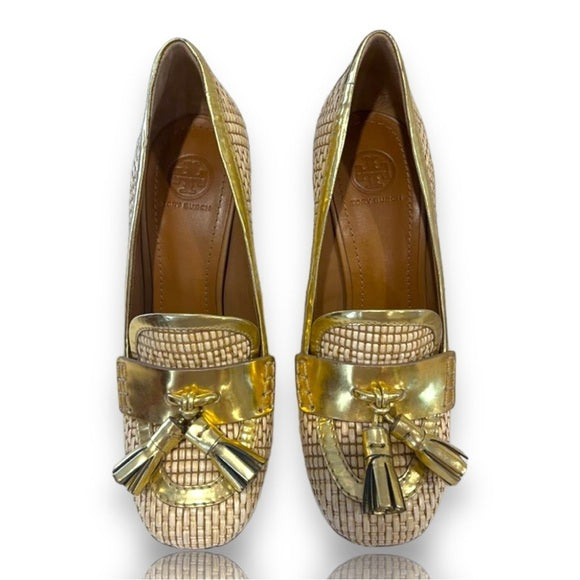 Like New Tory Burch Careen Runway Loafer Pump