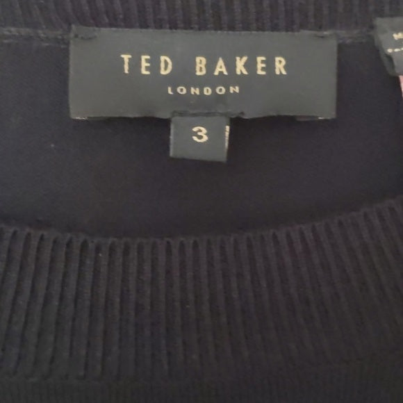 Like new worn once Ted Baker Aniebal Fringe and Ruffle Jumper