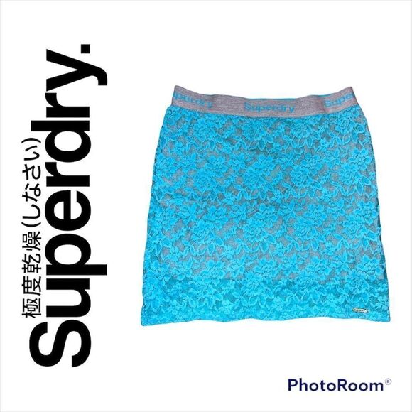 NEW vintage Superdry lace skirt Y2k