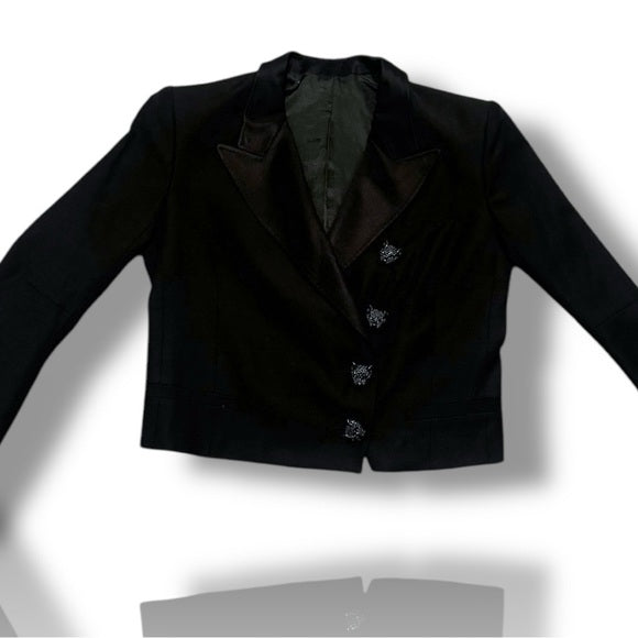 New vintage Balmain panther button blazer