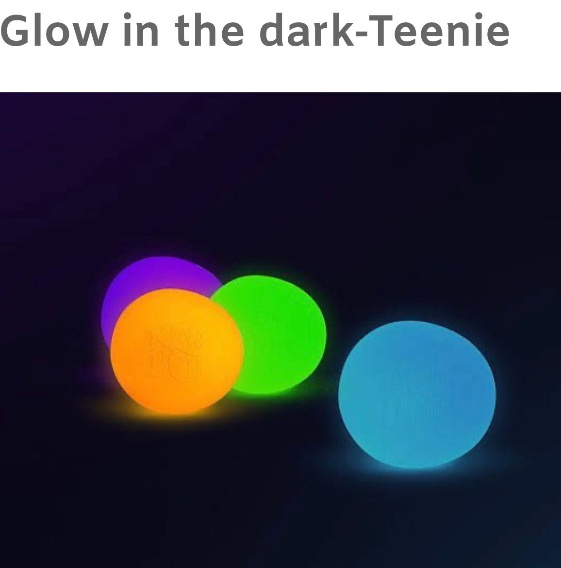 Authentic Needoh Glow tennis
