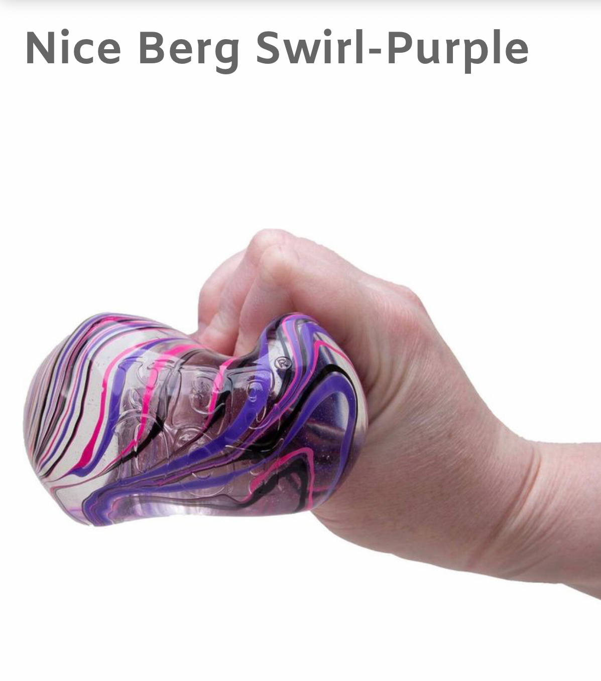 Nice Berg Swirl purple authentic