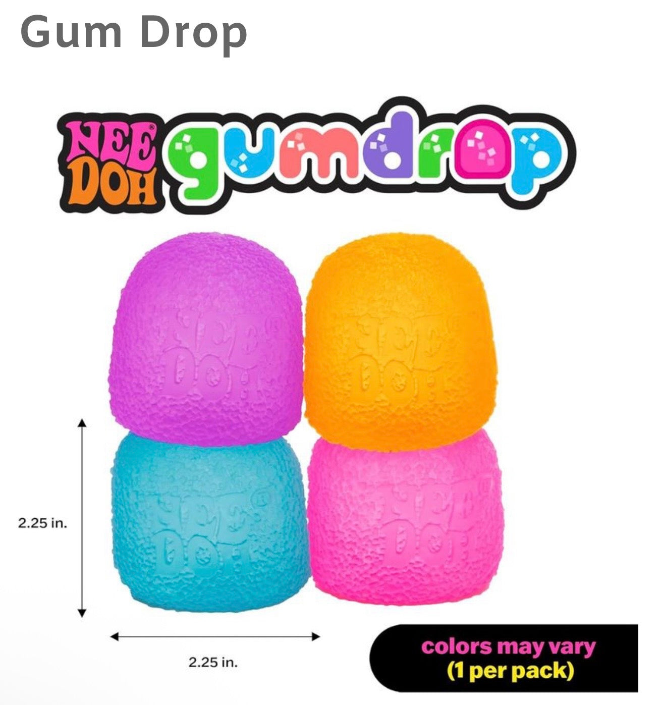 New authentic Needoh Gumdrop!!