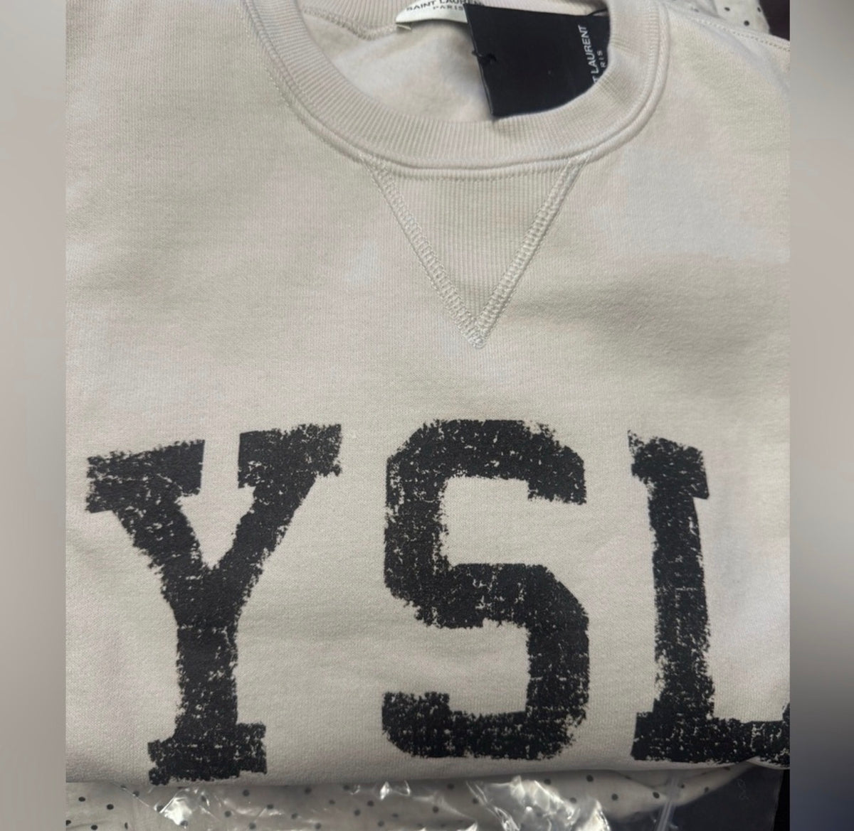 Authentic new with tags saint Laurent talk sweatshirt