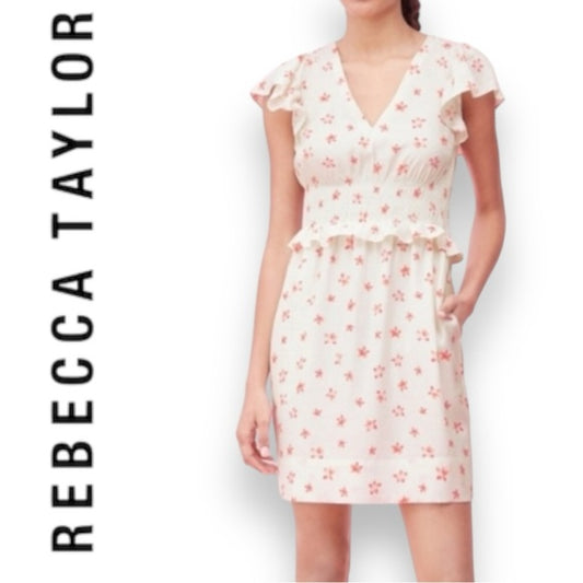 Rebecca Taylor Maui Floral Silk Blend Dress